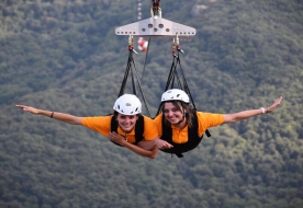 Zipline launch in San Mauro Castelverde