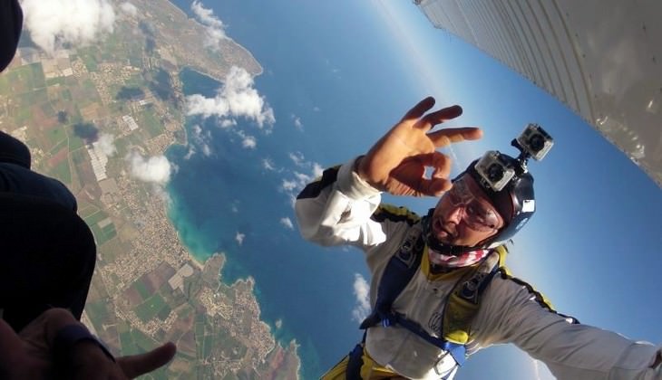 Skydiving Sicily - school sport Sicily