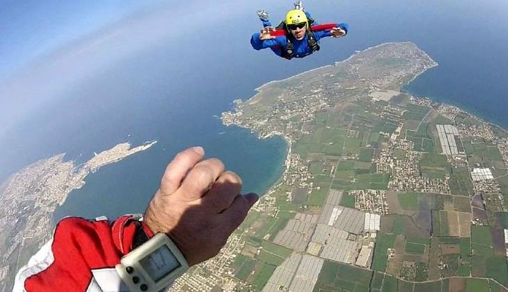 Skydiving Sicily - school sport Sicily