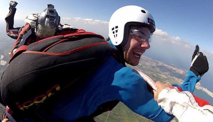 Skydiving Sicily - school sport Sicily