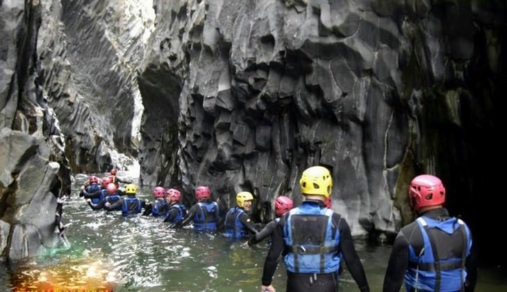 Rafting Sicily - travel in the nature