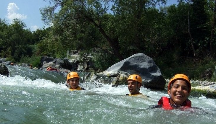 Rafting Sicily - travel in the nature