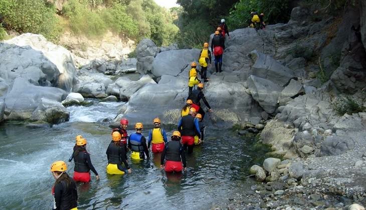 Rafting Sicily - travel in the nature