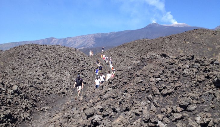 Hiking Etna - Etna trekking map 