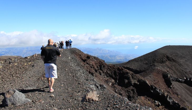 Hiking Etna - Etna trekking map 