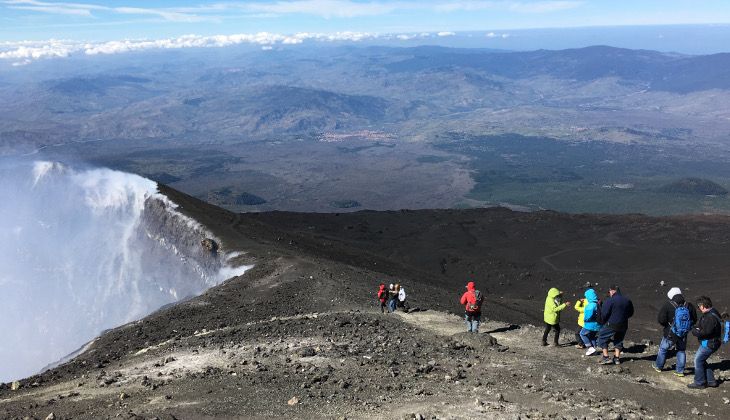 Hiking Etna - Etna trekking map 