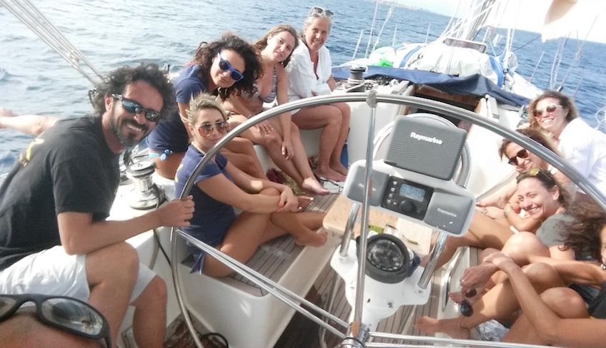 Sailing classes in Italy - learning to sail  