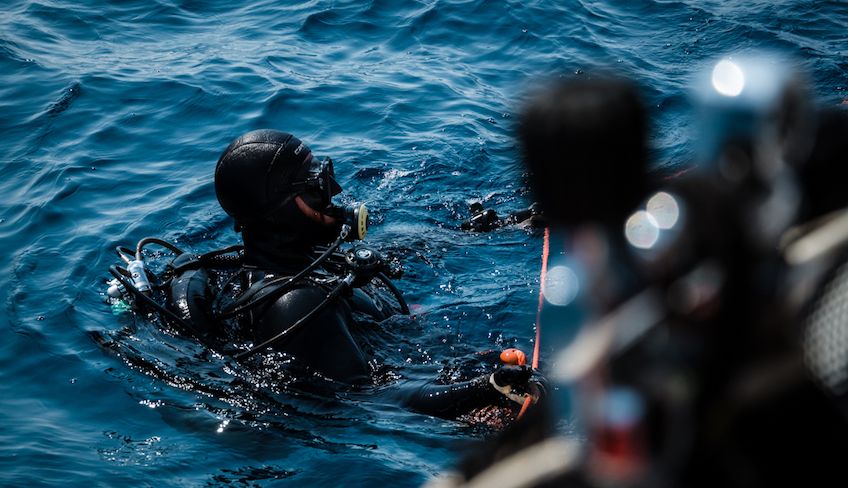 Diving in Sicily - water sports