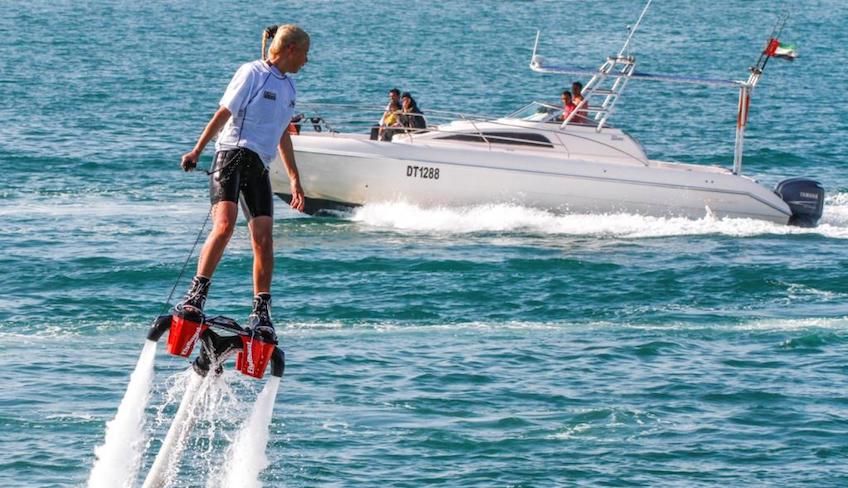 Flyboard in Italy - extreme water sports