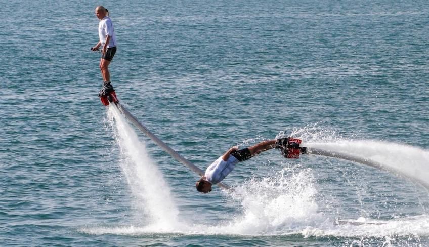 Flyboard in Italy - extreme water sports