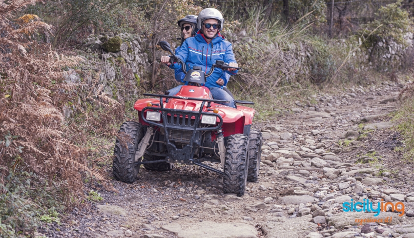 Fuori strada con quad